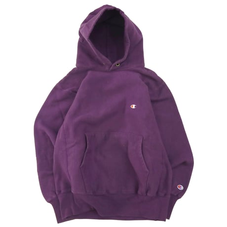 90's CHAMPION RW SWEAT PARKA Solid Grape Lサイズ USA製