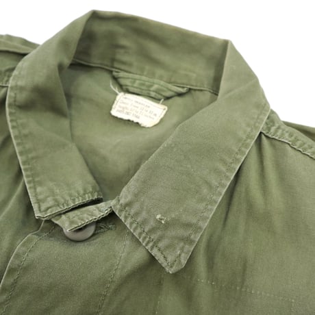 60's US ARMY "Non Rip" "3rd" Jungle Fatigue Jacket Small Regular