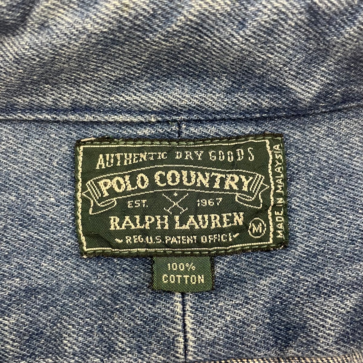 90's Polo Country Denim BD Shirt Mサイズ | Daniel