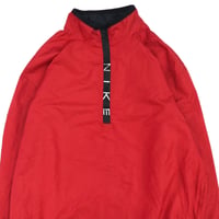 90's NIKE "Zip Logo" Nylon Pull Over Jacket Lサイズ