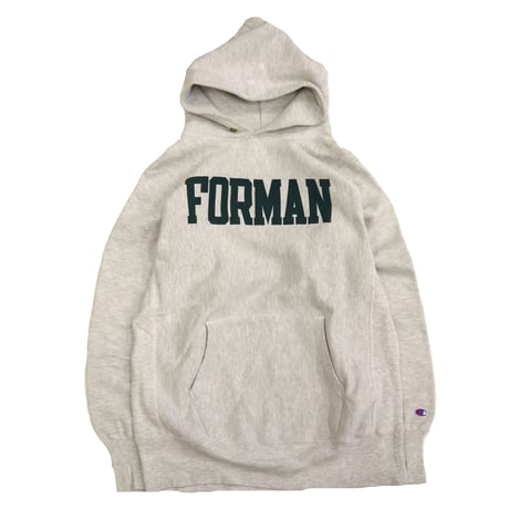90's CHAMPION RW SWEAT PARKA "FORMAN" 染み込み プリント XLサイズ USA製