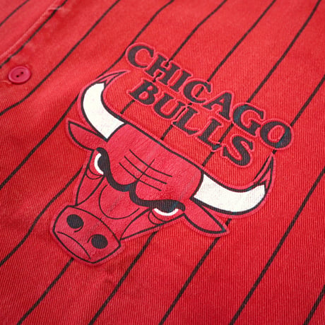 90's～ Chicago Bulls Baseball Shirt