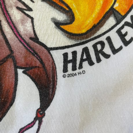 00's Harley Davidson "4面" LS Tシャツ XLサイズ