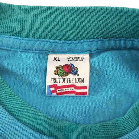 ～90's Fruit of the loom "Layered" Solid Tee XLサイズ USA製
