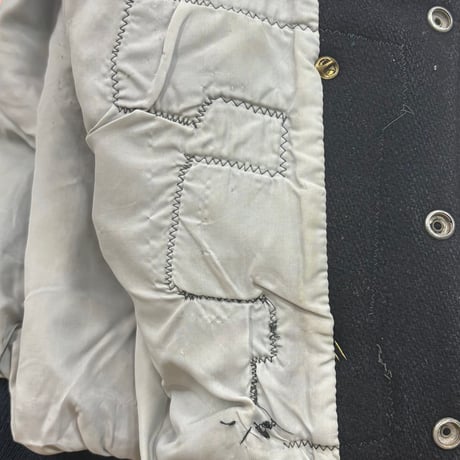 80's Deerfoot "Frankfurt Germany" "4面" Wool Leather Varsity Jacket 36inch
