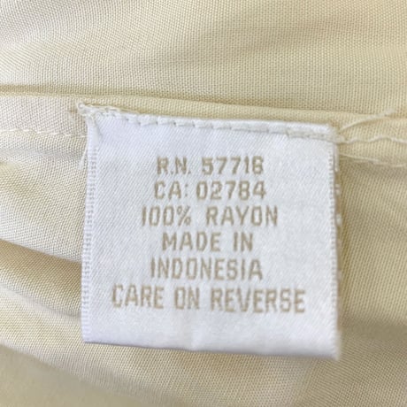 80's～ No Sleeve Rayon One Piece Lサイズ