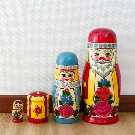 メリークリスマスマトリョーシカ4個組