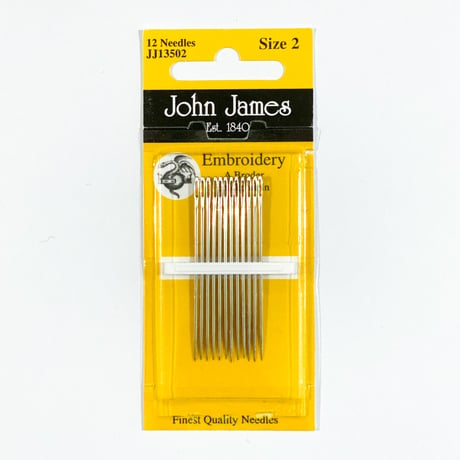 John James刺繍針 Size2