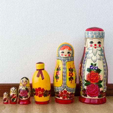 クリスマスプレゼントマトリョーシカ6個組