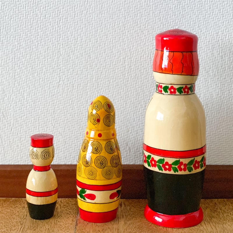 セミョーノフボーイマトリョーシカ3個組 | ちくちくバルト舎