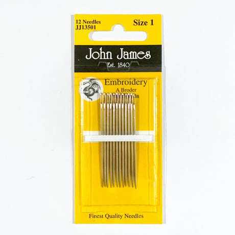 John James刺繍針 Size1
