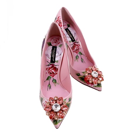 DOLCE&GABBANA[ドルチェ&ガッバーナ]  -FLORAL PUMP-