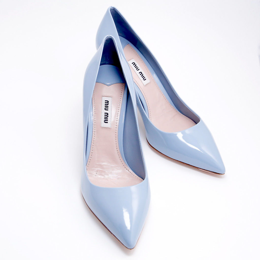 miumiu [ ミュウミュウ ] -patent+glitter pumps- | Mi