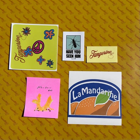 Tangerine ステッカーセット
