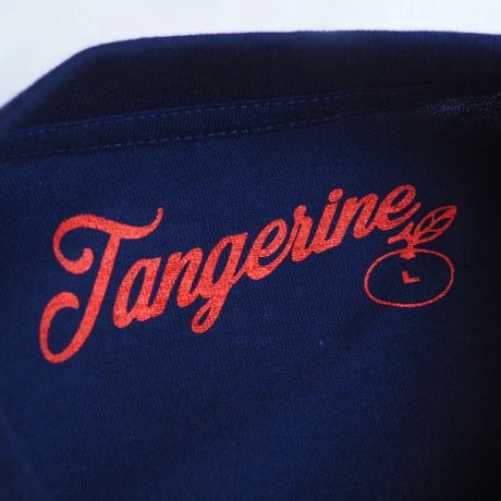 Tangerine signflag Tee NAVY