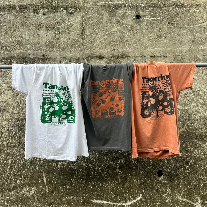 八十八ケ所巡礼×ライジング2025 限定コラボ タイダイTシャツ オレンジ