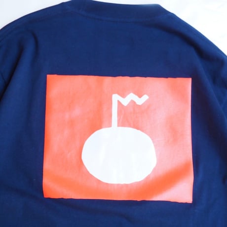 Tangerine signflag Tee NAVY