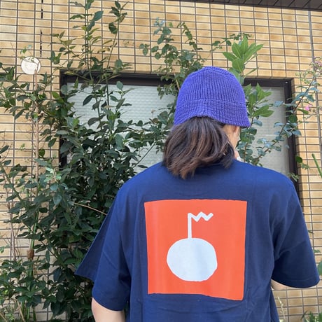 Tangerine signflag Tee NAVY