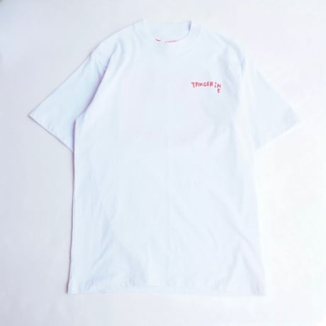 Tangerine signflag Tee WHITE