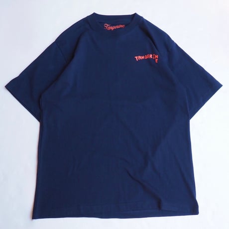 Tangerine signflag Tee NAVY