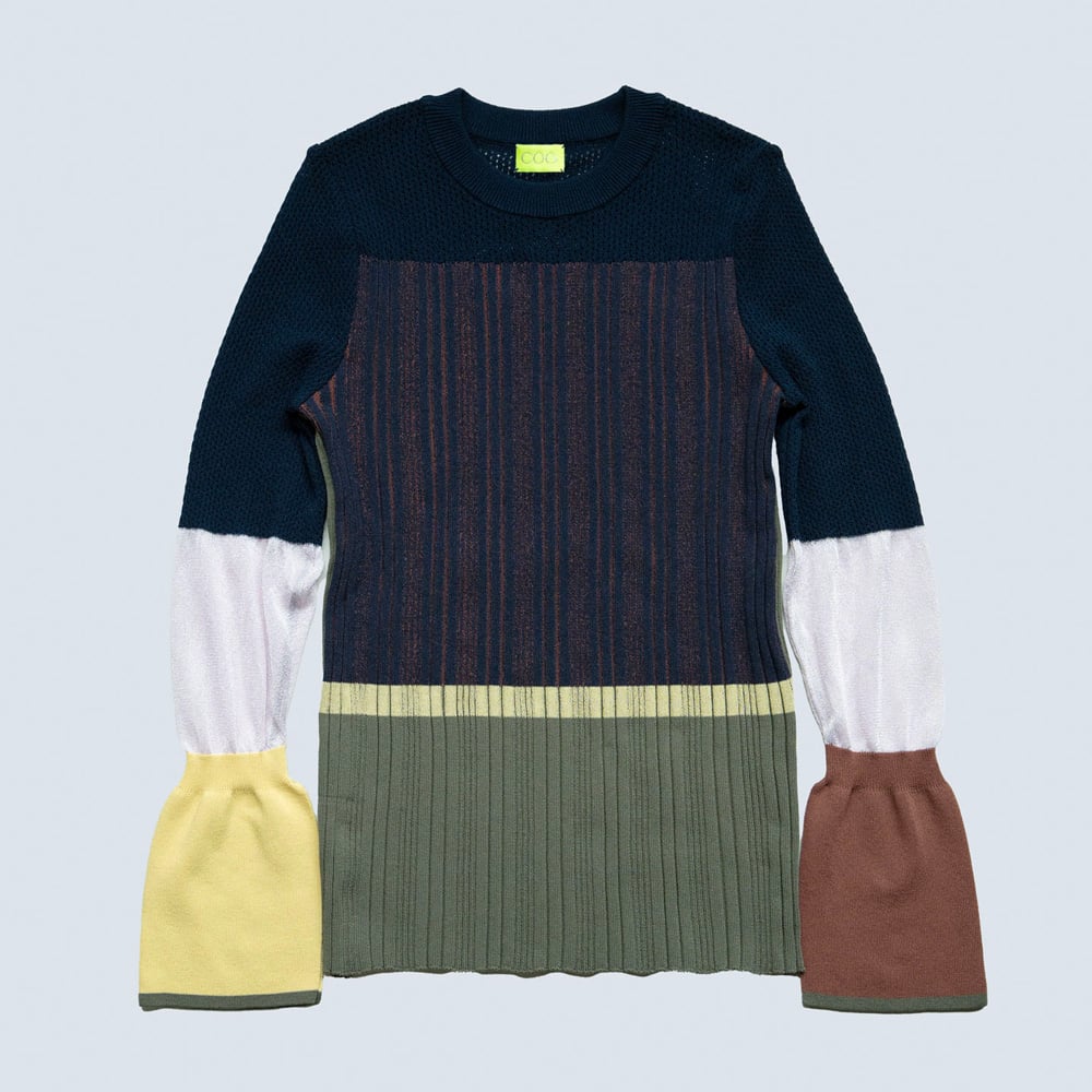 coco出品 CACTUS リブトップス｜ネイビー（COQ-24SS-CM-02_075） | COQ