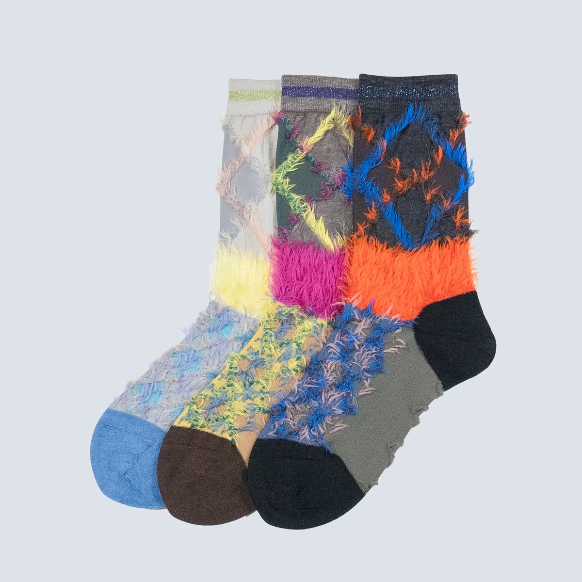 Kitsune argyle｜パープル（CT-25-22-N12M_080） | COQ