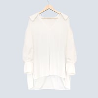 FIN セーラーカラーブラウス｜オフホワイト(COQ-25AW-K10_002)