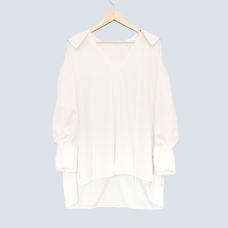 FIN セーラーカラーブラウス｜オフホワイト(COQ-25AW-K10_002) | COQ