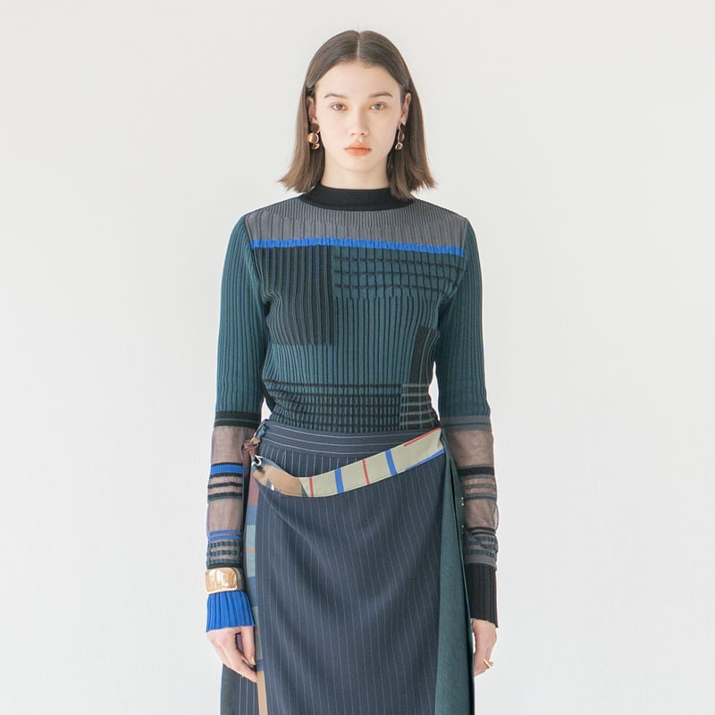 CONCORD リブトップス｜ダークグリーン（COQ-25AW-CM-01_065） | COQ