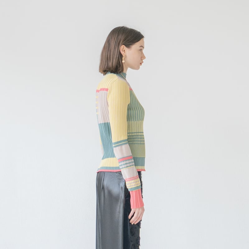 CONCORD リブトップス｜イエロー（COQ-25AW-CM-01_040） | COQ