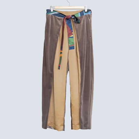 2WAY KNOT VELOR｜ベージュ（COQ-24AW-K-005_033）