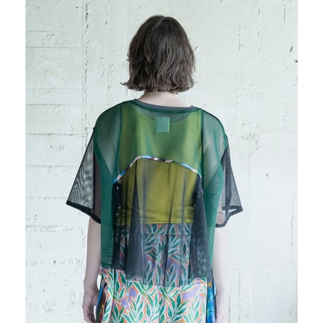 SWAY MESH トップス | ブラック（COQ-25SS-K007_005)