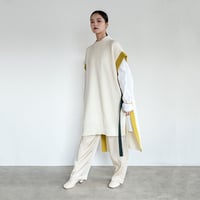 MONTAGE BLOCK ロングベスト | オフホワイト(COQ-22AW-A-001_002)
