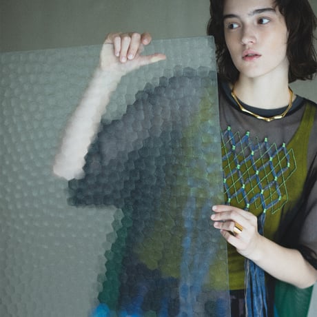 SWAY MESH トップス | ブラック（COQ-25SS-K007_005)