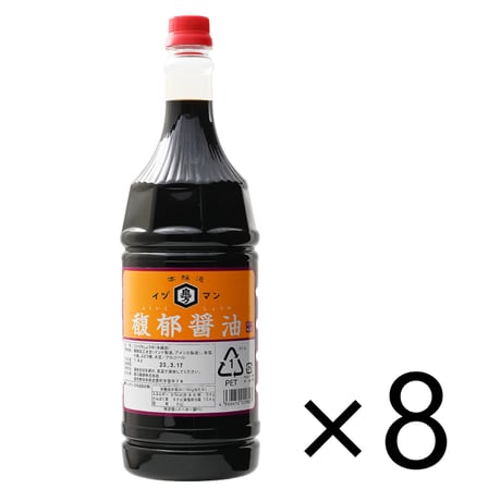 【送料無料】馥郁醤油（ケース） 1.8L×8