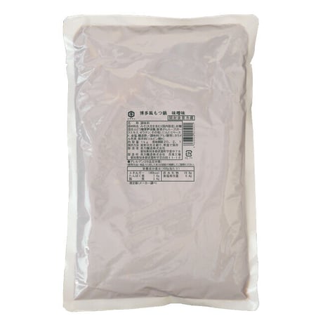 【送料無料】博多風もつ鍋　味噌味（ケース）1kg×6