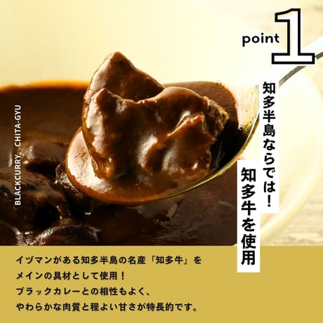 【送料無料】ブラックカレー知多牛（化粧箱なし）190g×10