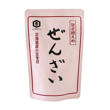 【北海道産小豆使用】ぜんざい 180g｜常温保存 温めるだけ 簡単 和スイーツ レトルト 1人前 おしるこ 手軽 国産素材 甘味 和菓子 お取り寄せ ギフト パウチ入り 泉万 イヅマン