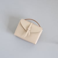 [ ori series]  折りボックスバッグ ミニ ＃ベージュ  / ori box bag mini  #beige