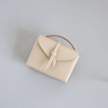 [ ori series]  折りボックスバッグ ミニ ＃ベージュ  / ori box bag mini  #beige