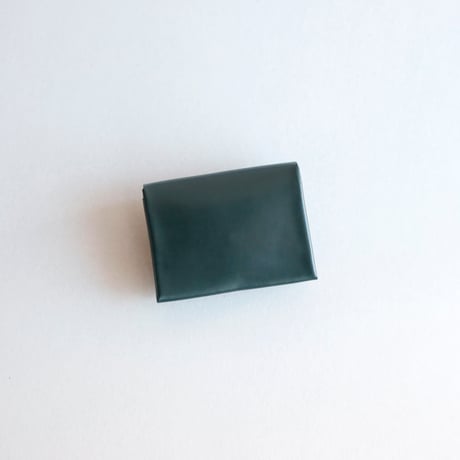 [花圃] フラワー ミニウォレット D.グリーン / [flower garden] flower mini wallet #D.green