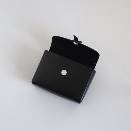 [ ori series]  折りボックスバッグ ミニ ＃黒  / ori box bag mini  #black