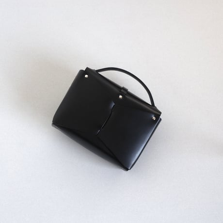 [ ori series]  折りボックスバッグ ミニ ＃黒  / ori box bag mini  #black
