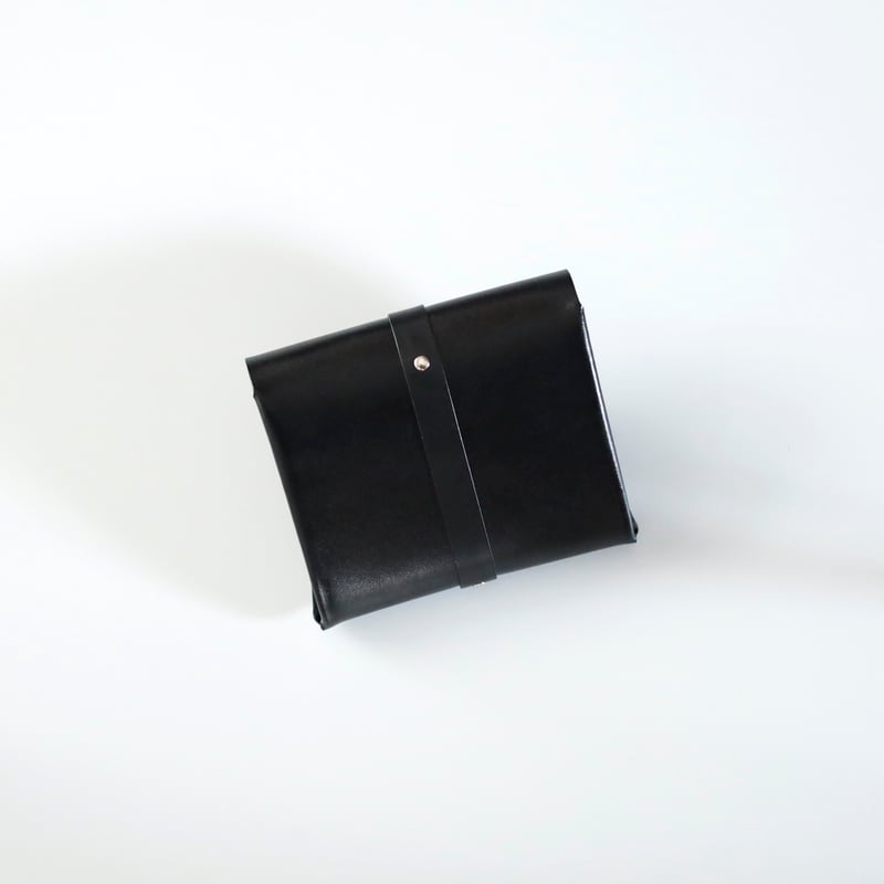 Archi build products リボンショートウォレット sou series] リボン ショートウォレット 黒xベージュ/ ribbon