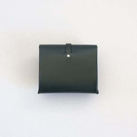 [ ori series] 折りショートウォレット＃ダークグリーン / ori short wallet #D.green