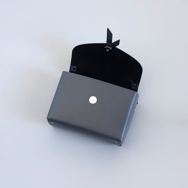 ori series] 折りボックスバッグ ミニ ＃ダークグレー / ori box