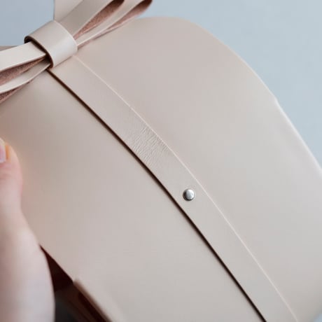 [archive] 傷・シワ・裏面難あり リボン ショートウォレット ベージュ/ ribbon short wallet beige