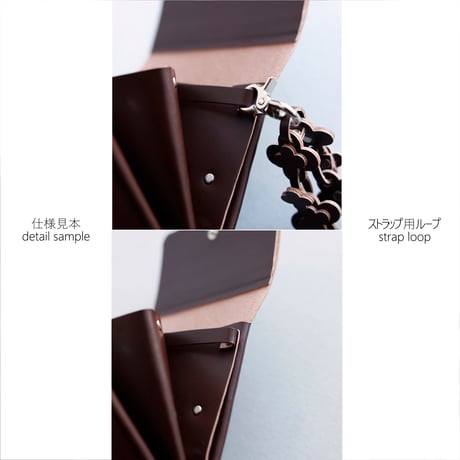 [花圃] フラワー ミニウォレット グレイブルー / [flower garden] flower mini wallet #grayblue
