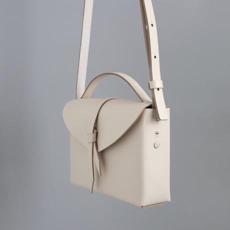 [ ori series]  折り ボックスバッグ スリム＃ベージュ   / ori box bag slim  #beige