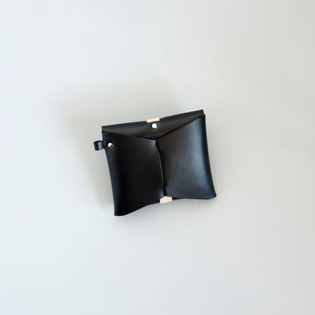 [ sou series] リボン ストラップケース #黒 / ribbon strap case #black